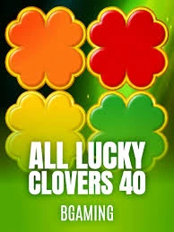 Bgaming : All Lucky Clover 40 - IDAGENT138